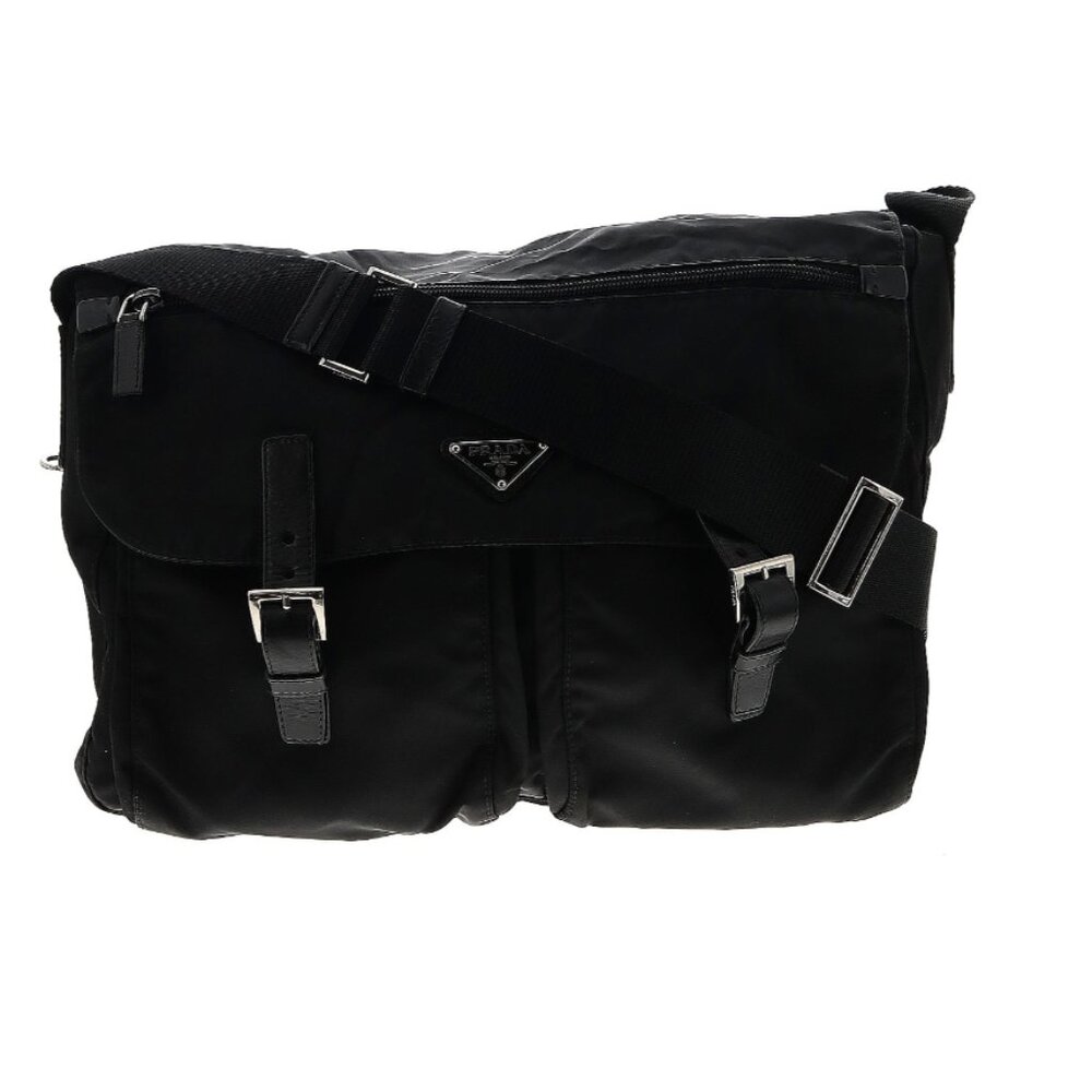 PRADA Black Tessuto messenger
